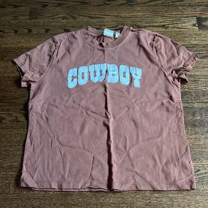 Sunday best cowboy tshirt small